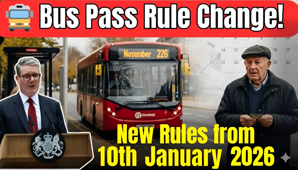 UK Bus Pass Rules 2026
